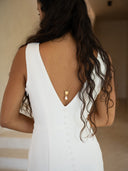 Collier de dos Blanche